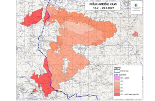 Karta požara na krasu 2022