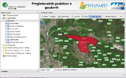 Pregledovalnik podatkov o gozdovih