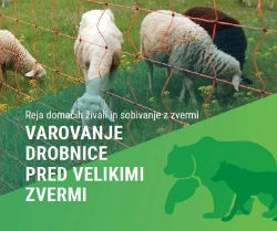 Naslovnica brošure o varovanju drobnice pred zvermi