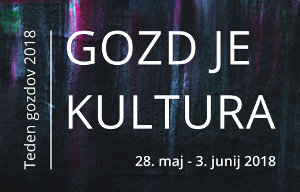 Logo teden gozdov 2018 - gozd je kultura