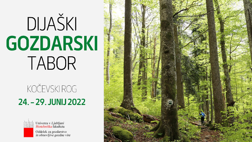 Dijaški kozdarski tabor 2022 vabilo